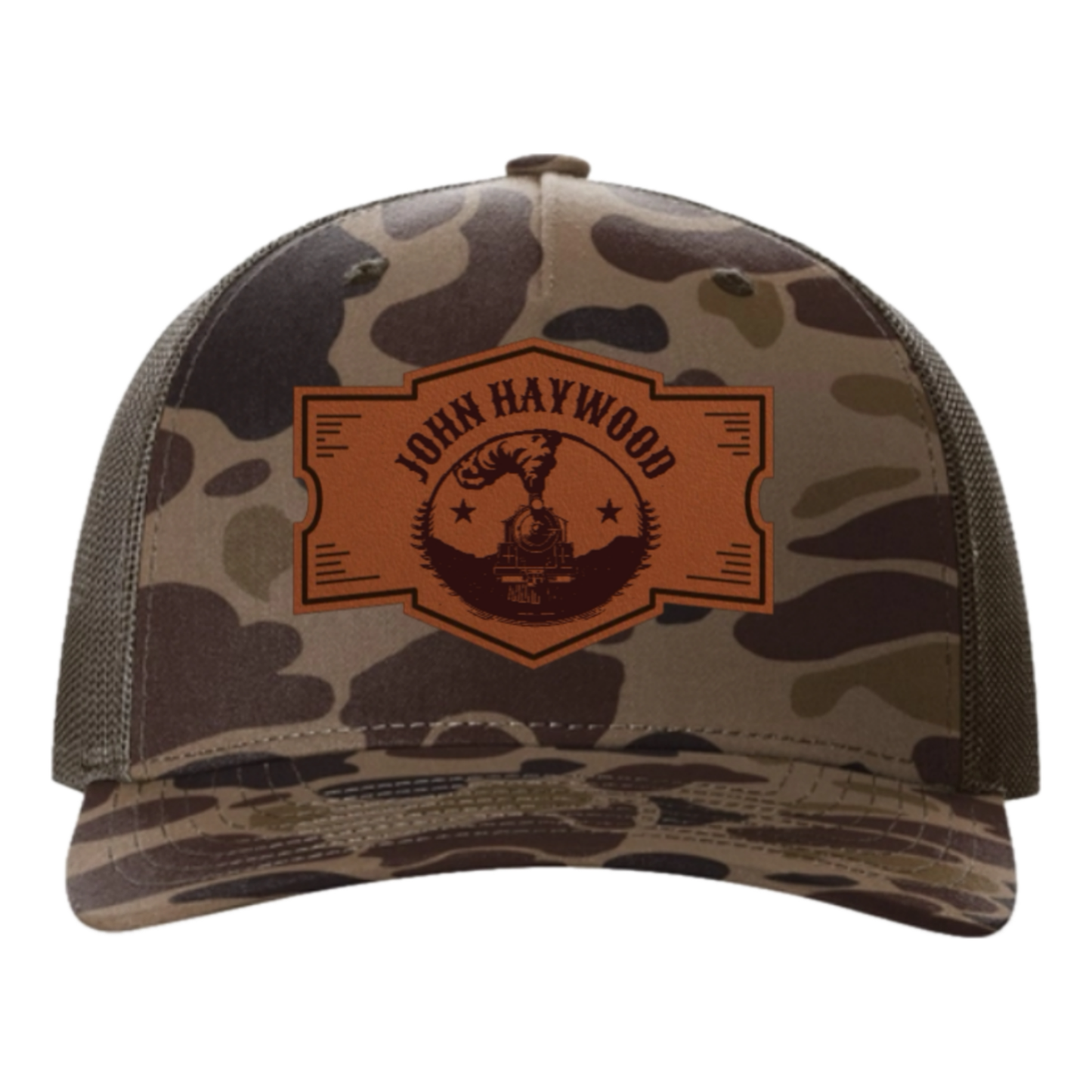 Camo Snapback - Leather Patch (Limited Collab)