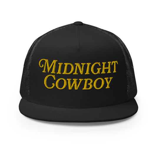 "Midnight Cowboy" Black Trucker Hat